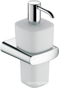 Дозатор настенный с верх/подачей мыла (цв.хром/стекло мат.)  ZZ Keuco Elegance New 11654 01900