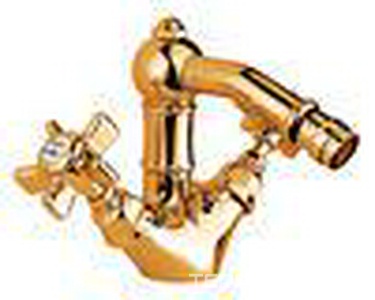 Смеситель для биде на 1 отв. с д/к (цв.бронза, ручки Dames Anglaises), Nicolazzi ZZ Nicolazzi Classical luxury 1434 BZ 18