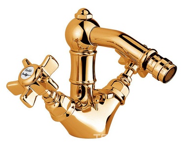 Смеситель для биде на 1 отв. с д/к (цв.бронза, ручки Dames Anglaises), Nicolazzi ZZ Nicolazzi Classical luxury 1434 BZ 18