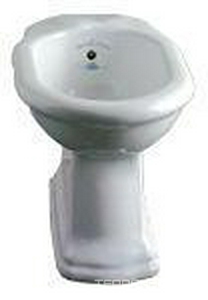 Биде напольное 33х54,5хh38см, с 3 отв. д смесителя (крепл. в компл.) цв. белый  ZZ Devon & Devon Etoile IBBID(3)FET