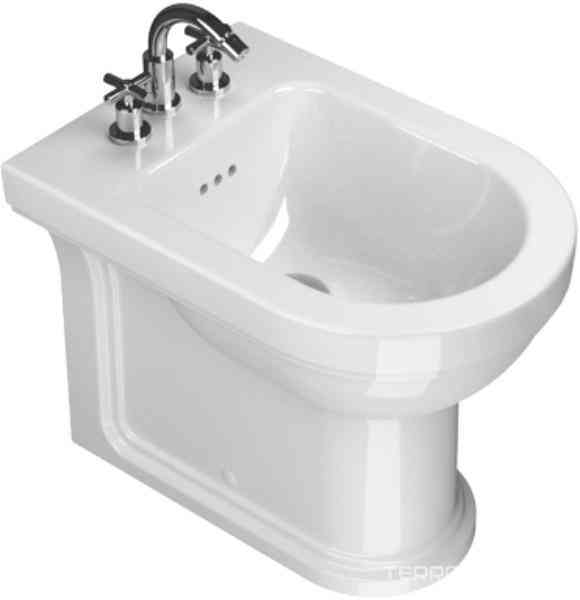 Биде напольное 53х36см, с 1 отв.д/смесителя, крепёж в компл., Canova Royal ZZ