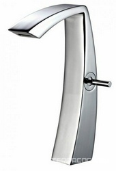 Смеситель для раковины, высокий излив h 280(230)мм, БЕЗ д/к, (цв. хром), Arche ZZ