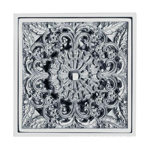 Трап сливной CANYON d40, с декоративной решеткой 100х100 мм, с мех-м обратным клапаном, хром XX Veragio Canyon VR.CAN-2065.CR