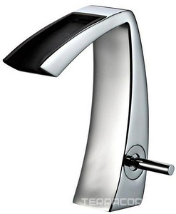 Смеситель для раковины, илив "Каскад", нажимная пробка д/к в компл., (цв. хром),  Cascata ZZ 3M Arche 2410 CC