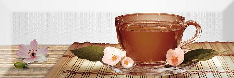 Керамическая плитка Absolut Keramika Monocolor 10x30 Decor Tea 02 A 10x30 Комбинированный 