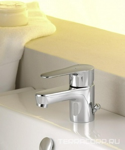 Смеситель для раковины, гибкая подводка, донный клапан в компл. Jacob Delafon July E16027-4-CP