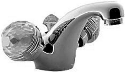 Смеситель для раковины, с д/к, (цв. хром), Okay Swarovski ZZ