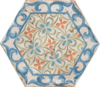 Керамическая плитка Kerama Marazzi Виченца Декор  Майолика А159 напольныйXX20х23.1 Комбинированный 