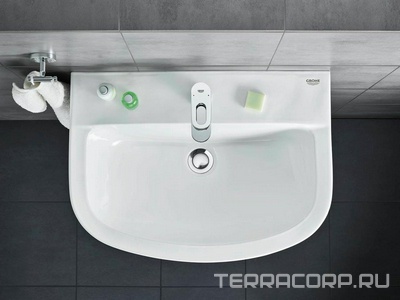 Смеситель для раковины , однорычажный, гибкая подводка, дон.клапан в компл., хром Grohe BauLoop 23335000