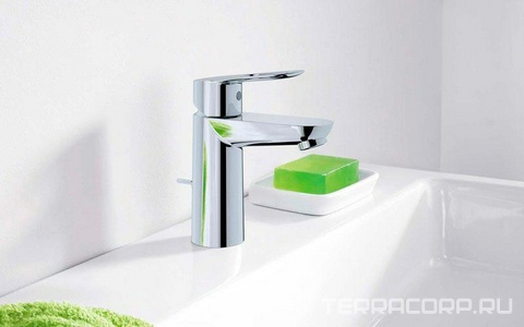 Смеситель для раковины , однорычажный, гибкая подводка, дон.клапан в компл., хром Grohe BauLoop 23335000