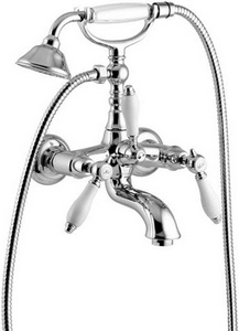 Смеситель для ванны, лейка, шланг в компл., (цв. хром),  ZZ Fima Carlo Frattini Herend F5404CR