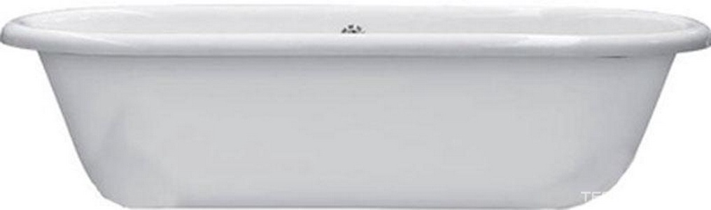 Ванна 1700х780хh590мм, чугунная, цв. белый внутри и снаружи, (без ножек, сифона, выпуска),  ZZ Gaia Dual VRG 1915BI