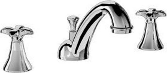 Смеситель для раковины на 3 отв. с д/к хром Palma ZZ