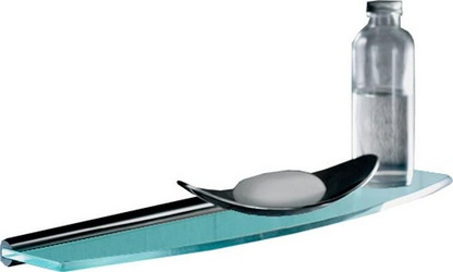 Полка 50х12,4хh2см, (цв. хром / стекло) Mar XX