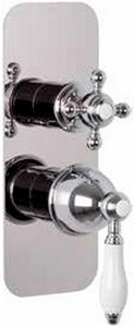Смеситель для душа, встраиваемый в стену, с переключ. на 3 потреб., (внешняя часть, БЕЗ внутренней части арт.F3000), (цв. хром),  ZZ Fima Carlo Frattini Herend F5409X6CR