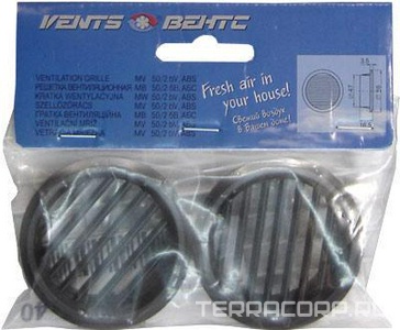 Решетка МВ 50/2 бВ корич. п/с XX Вентс Вентс 010602224