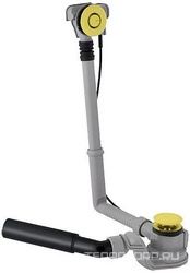 Слив-перелив для ванн, удлинённый, с кнопкой слива, поворотн. ручка и крышка сливного отверстия в компл. (цв. позолота) Geberit Uniflex XX