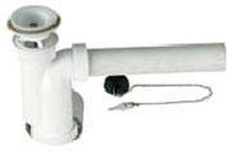 Сифон Т 1015 д/раковин, пис.  ZZ Jika Domino 8907300000001/9073.0
