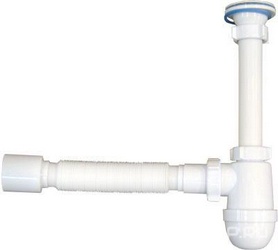 Сифон на умывальник "Ани" 1,1\4" с гофрой (40х50) ZZ