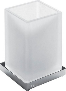 Стакан настольный, (стекло матовое/хром),  Colombo Look B1641.000