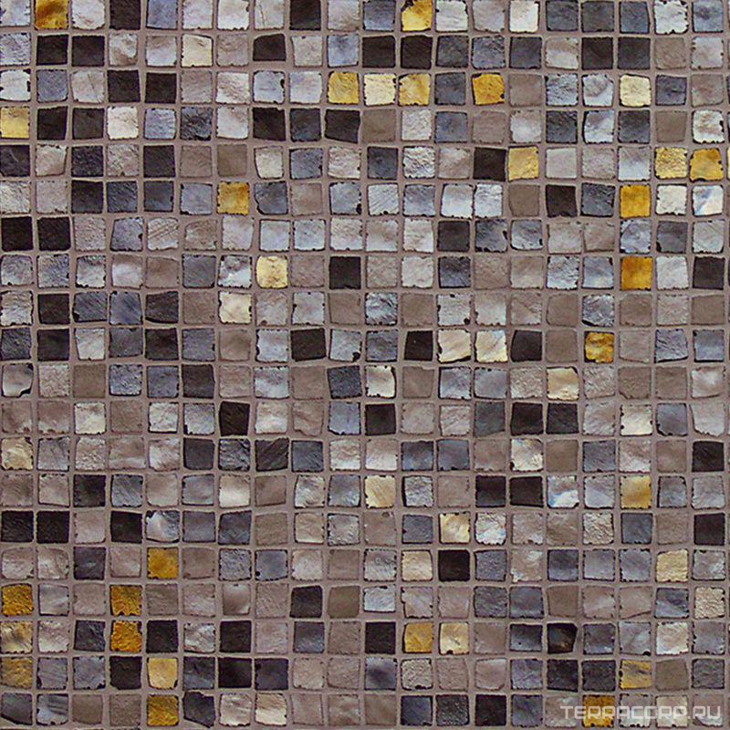 Мозаика Florim Vetro Mosaico Melange Scuro 1.8x1.8 30x30 Комбинированный, фото 3