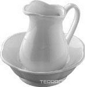 Кувшин с миской настольный, керамический  ZZ Devon & Devon Emily MIL525E