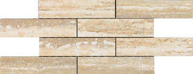 Mosaico Brick Walnut Naturale 5x20 XX |20x40