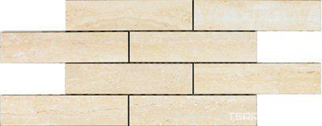 Mosaico Brick Cream Naturale 5x20 XX |20x40