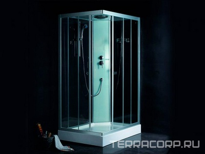 Душевая кабина LLA1000-4IH R 1000*800 (2 места) прозрачное стекло ZZ Eago Eago LLA1000-4IH R