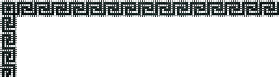 Мозаика Bisazza Бордюры Border Chios H=11,1 cm 1.2.x1.2 Комбинированный, фото 4