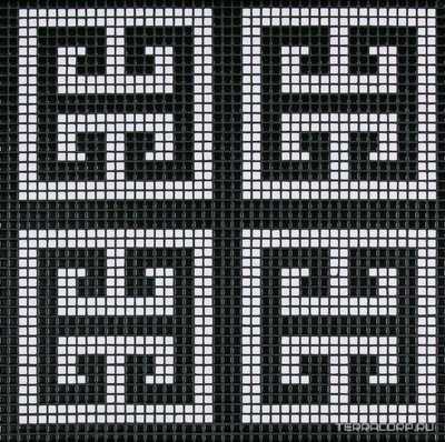 Панно Key white (1кор.=1,55 кв.м) ZZ |32.2x32.2