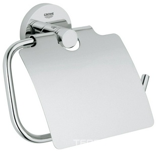Держатель для туалетной бумаги с крышкой, хром,  ZZ Grohe Essentials 40367001
