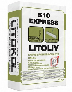 Выравнивающий раствор LITOLIV S10 EXPRESS 20кг. ZZ Litokol LitoLiv ЦБ-00000613