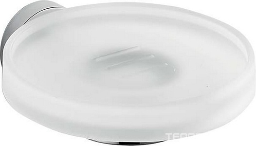 Мыльница настенная стекл. (стекло мат., держатель цв.хром)  ZZ Colombo Nordic B5201