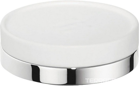 Мыльница настольная стекл. (стекло мат., основание цв.хром)  ZZ Colombo Nordic B5240