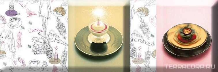 Керамическая плитка Absolut Keramika Monocolor 10x30 Decor Dessert 03 10x30 Комбинированный 