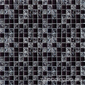 Мозаика Мастера Керамики Glass Мозаика HK-34A черная ZZ32.7x32.7 XX n/a 