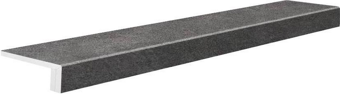 Ступени Kerama Marazzi Фондамента Ступень ЕВРО Техно Проходная  серый темный (из n060478) 34.5x119.5 Серый 