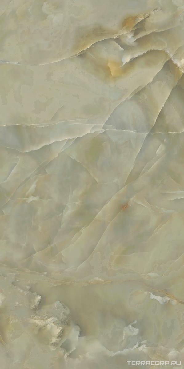 Керамогранит Ariostea Ultra Onici Onice Persia Lucidato (Shiny) 6 mm 150x300 Зеленый, фото 5