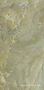 Керамогранит Ariostea Ultra Onici Onice Persia Lucidato (Shiny) 6 mm 150x300 Зеленый 