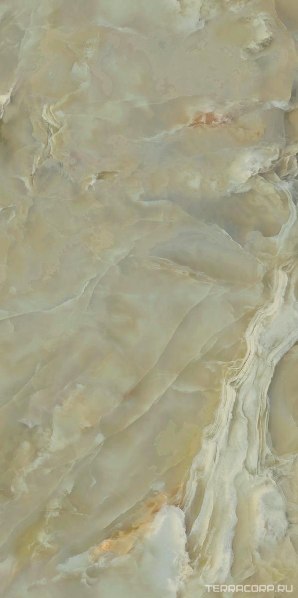 Керамогранит Ariostea Ultra Onici Onice Persia Lucidato (Shiny) 6 mm 150x300 Зеленый, фото 6