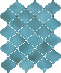 Мозаика Kerama Marazzi Арабески Майолика  голубой26x30 Голубой 