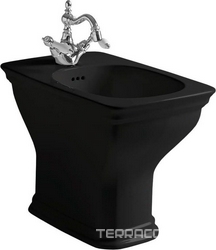 Биде напольное 36х54см, крепёж в компл., (цв.glossy black), Civitas ZZ