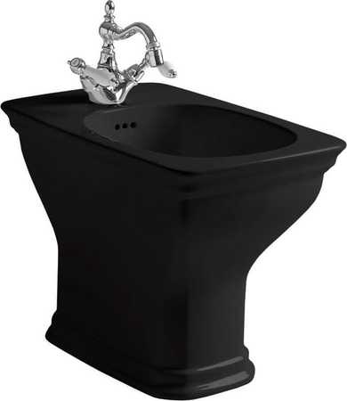 Биде напольное 36х54см, крепёж в компл., (цв.glossy black), Civitas ZZ