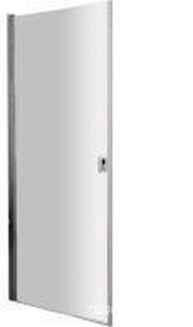 Дверь для душа распашная, 1-90, профиль сатин, стекло прозрачное ZZ Ravak CRV 1QV70U01Z1