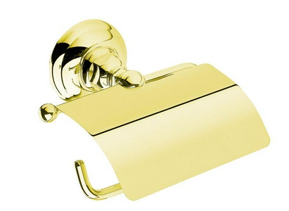 Держатель т/б, с крышкой (цв. GF/золото),  ZZ Nicolazzi Classica 1492 GF