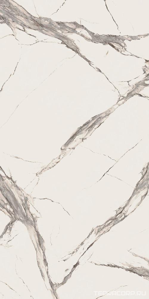Керамогранит Gardenia Orchidea Slabs Calacatta Statuario B Lap ХХ 160x320 Белый, фото 3