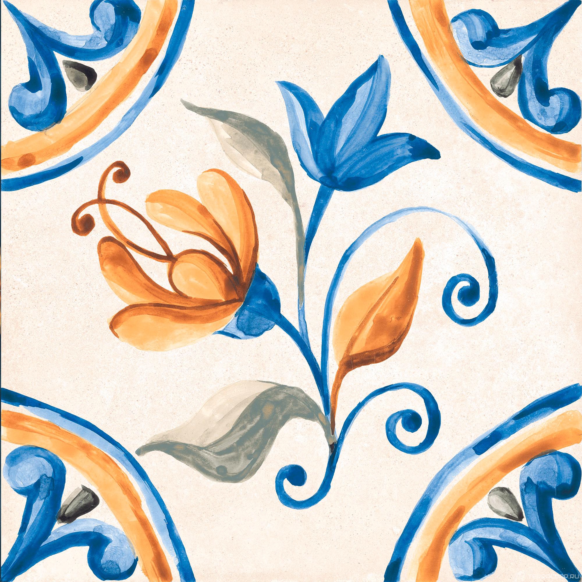 Керамогранит Sadon Tuscany decoro giotto mix 20.3x20.3 Комбинированный, фото 7