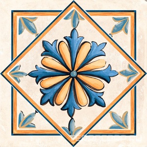 Керамогранит Sadon Tuscany  decoro giotto mix 20.3x20.3 Комбинированный 