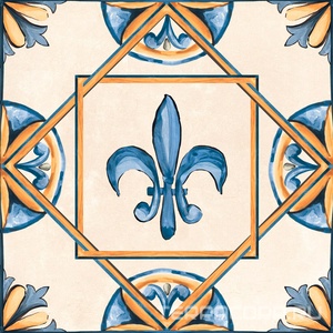 Керамогранит Sadon Tuscany  decoro giotto mix 20.3x20.3 Комбинированный 